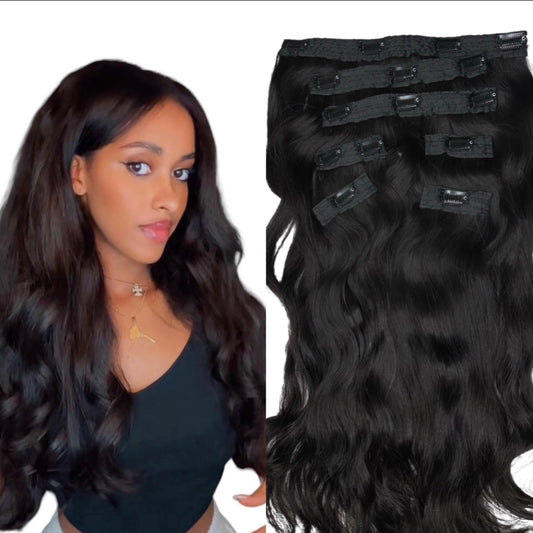 Clip-ins double drawn (ረጊድ ጫፉ)