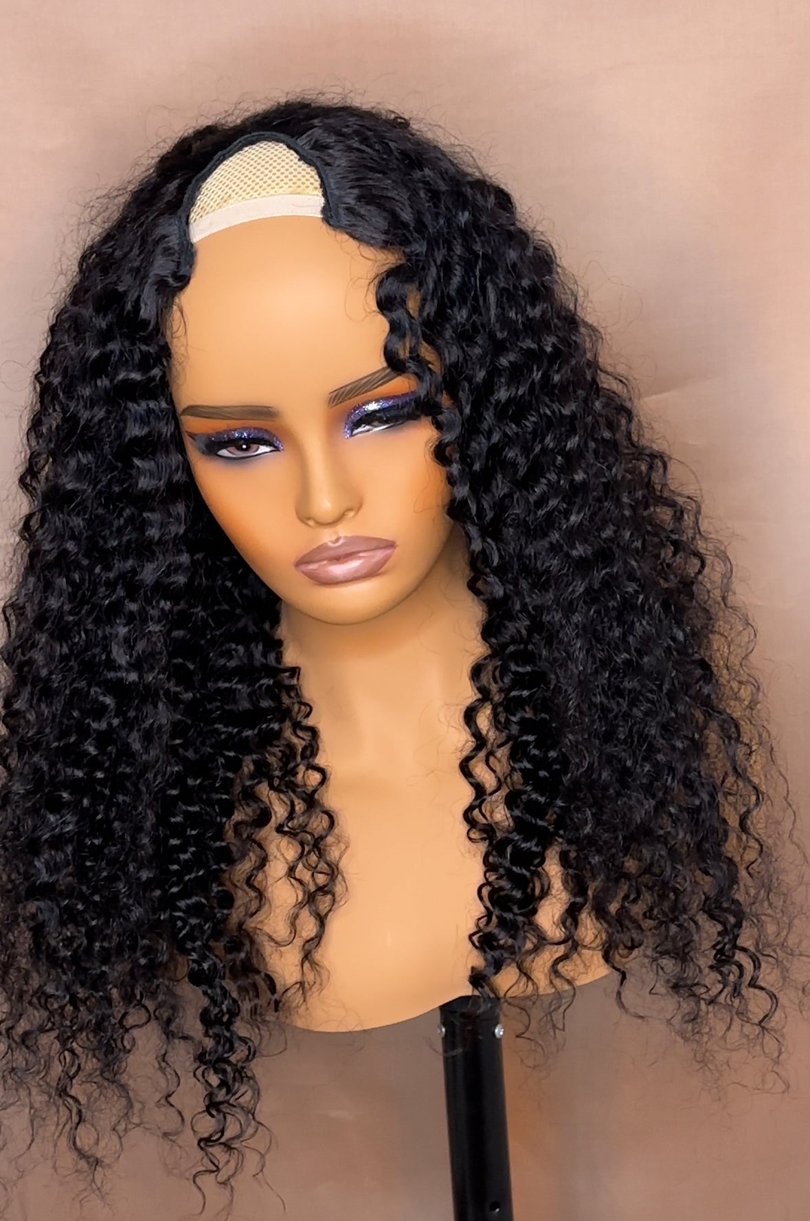 Deep wave U-Part wig