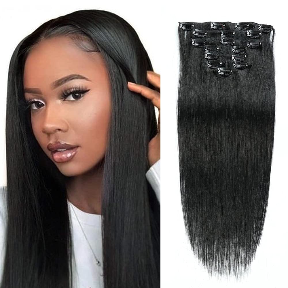 Straight clip-ins 100% humanhair